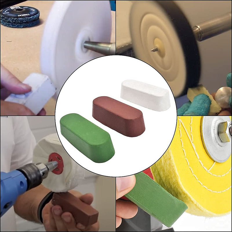 QZATACAEN Buffing polishing cutting compounds 35g each-3pcs