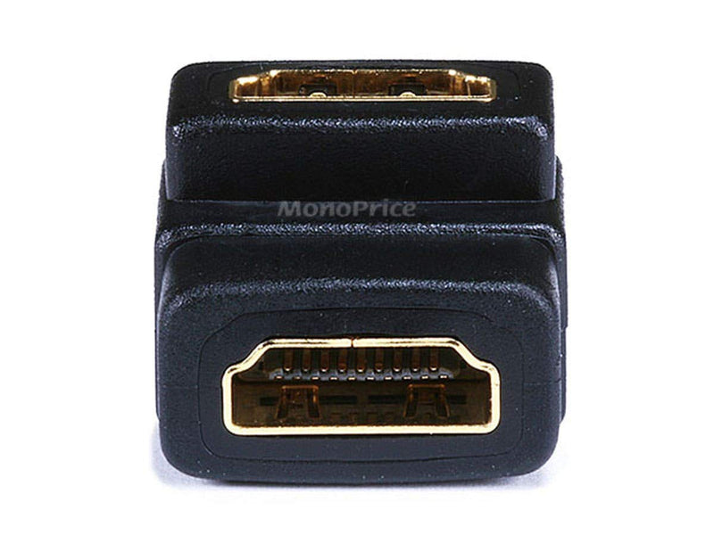 Monoprice HDMI Coupler (Female to Female) - 90 Degree