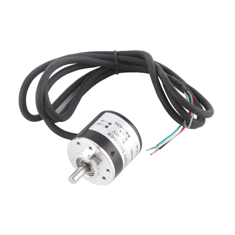 Rotary Encoder Incremental Rotary Encoder Optical Photoelectric 600P/R 5V-24V Power Supply Wide Shaft 6mm