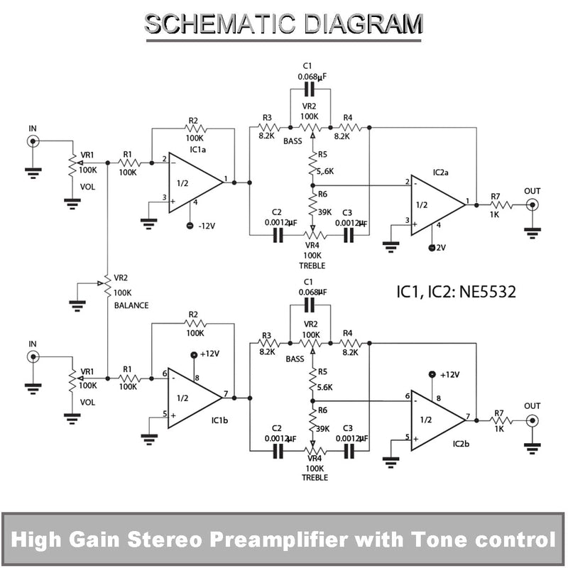 Youmile 20pcs DIP-8 IC NE5532 NE5532P Dual Low Noise Operational Amplifier High Quality Precision Chip 38mA + 20pcs DIP-8 IC Socket, for DIY Electronics Experiments