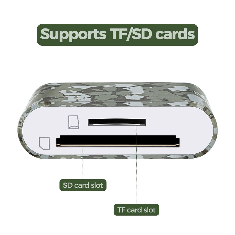 Trail Camera Viewer, Game Camera SD Card Reader for Hunters to View Images and Videos for iPhone 15 or Later and Android (USB-C) For iPhone 15 or later, Android (USB-C)