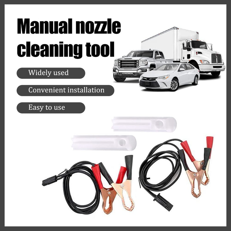 Fuel Injector Cleaner Kit, Universal Car Fuel Injector Nozzle Flush Cleaner Adapter DIY Cleaning Tool Kit Set for Car Fuel Injector Tester Fuel Pump Pressure Test