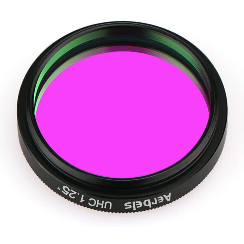 Telescope Filter 1.25 inches UHC Filter Astrophotography to Improve The Image Contrast Reduces Light Pollution