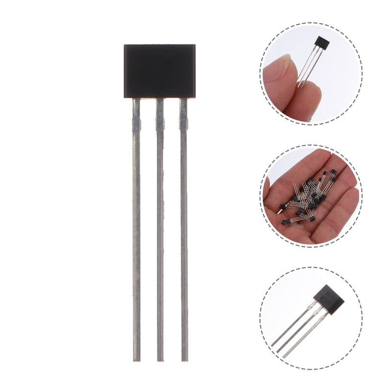 VILLCASE Hall Sensor 25pcs/lot A3144 3144E OH3144E Hall Sensor Switch TO-92UA 3 Pin SIP