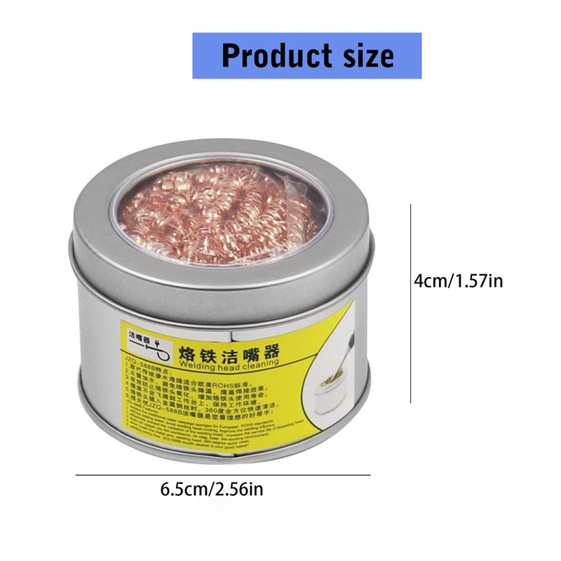 Haiki Metal Wire Cleaner Iron Soldering Waste Absorption Iron Cleaner Soldering Iron Tip Cleaner Storage