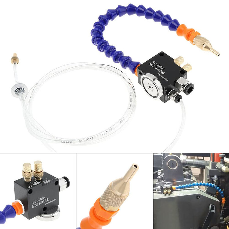 SPORTARC Mist Lubrication Coolant Spray System Metal Mist Coolant Lubricant Spray System Hose for CNC Router Machine Cooling