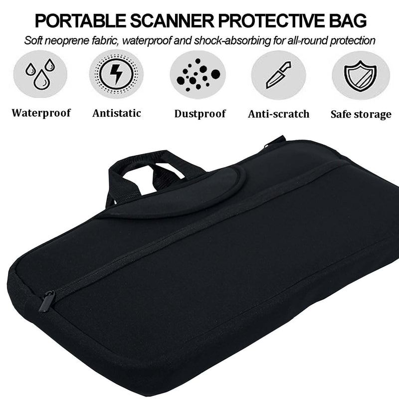Scanner Case Soft Bag Carry Travel Storage Case Anti-Static Waterproof Dust-proof Protective Bag Compatible with Canon Canoscan Lide 300 Scanner/Canon CanoScan Lide 400 Slim Scanner