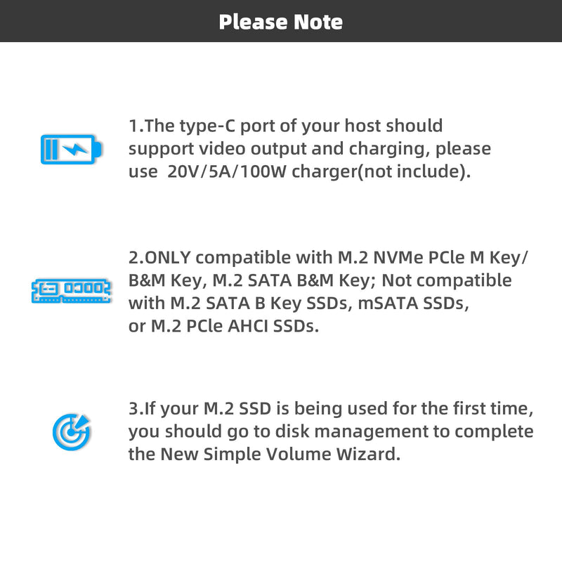 WAVLINK 8 in 1 USB C Hub with M.2 NVMe/SATA SSD Enclosure 10Gbps, 4K HDMI, USB-C/A 10Gb, 100W PD, Aluminum Alloy USB C SSD Enclosure for M.2 NVMe SATA SSD forM1/M2/M3/M4 macOS Systems