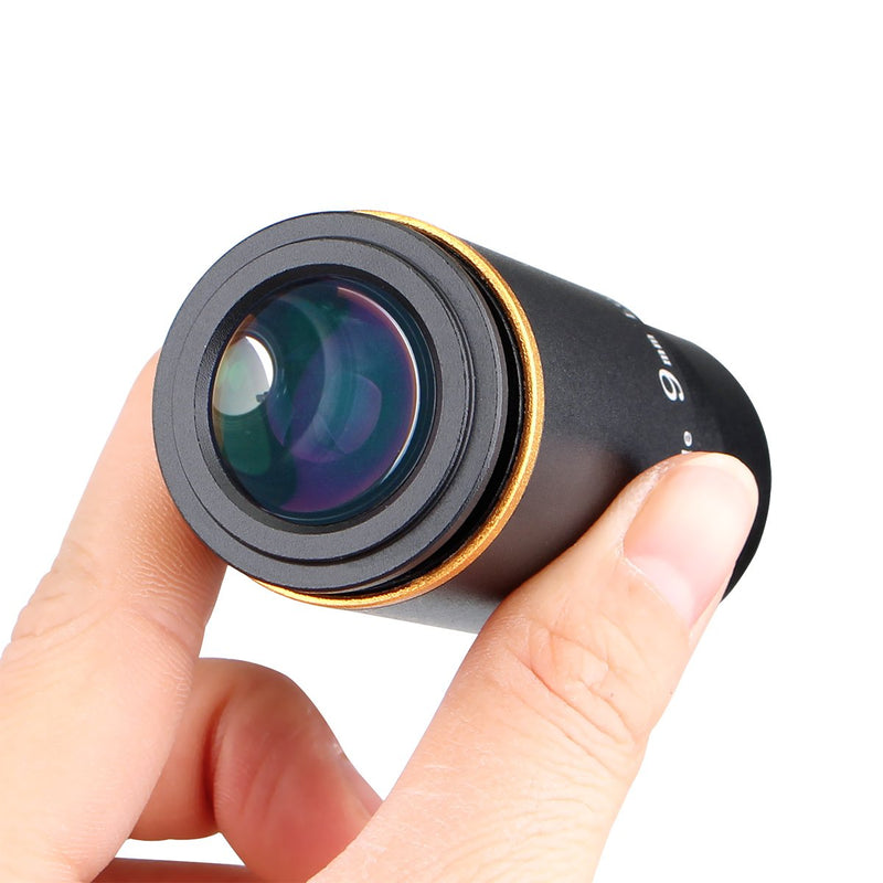 SVBONY Telescope Eyepiece Fully Mutil Coated 1.25 inches Telescope Accessories Set 66 Degree Ultra Wide Angle HD 9mm for Astronomy Telescope