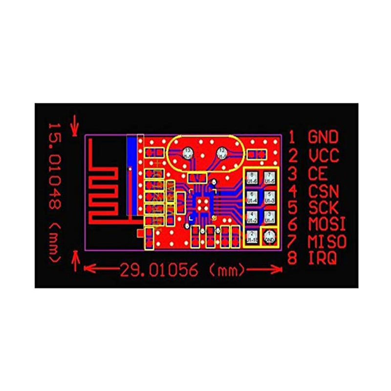 4 Pieces of NRF24L01+ Wireless Transceiver Module 2.4G Wireless Transceiver Modules