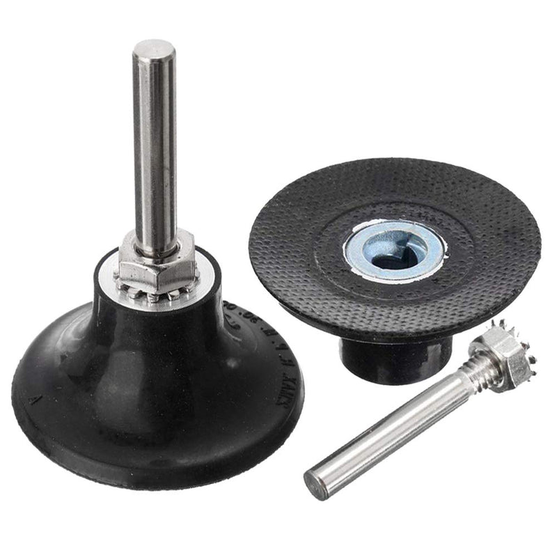 Mesee Pack of 2 Roll Lock Disc Holders, Disc Pad Holder Sanding Disc with 1/4 Inch Shank for Roll Lock Round Rotary Tool Grinding Polishing Finish Conditioning Discs