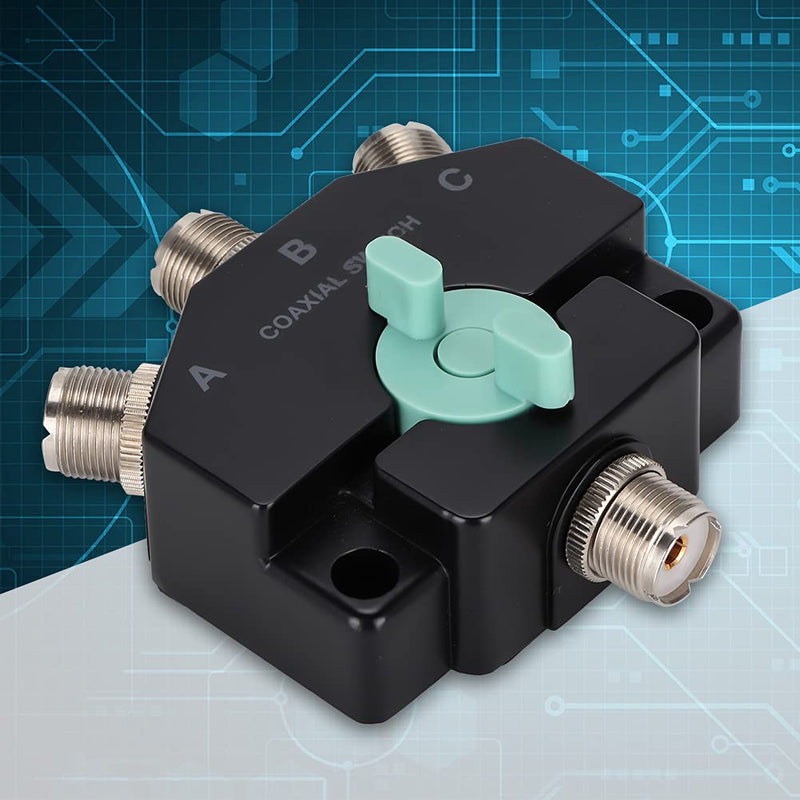 Wideband Coax Switch, Connected to Three Antennas, Interface Made by Technology, Adjust The Received by Switching The Antenna.