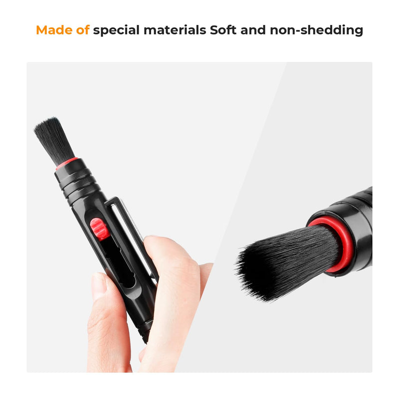 K&F Concept Professional Lens Cleaning Pen*3 with Soft Brush, Carbon Head Lens Cleaning Pen for Canon, Nikon, Pentax, Sony Digital Camera Cleaning,AR VR Glasses Cleaning