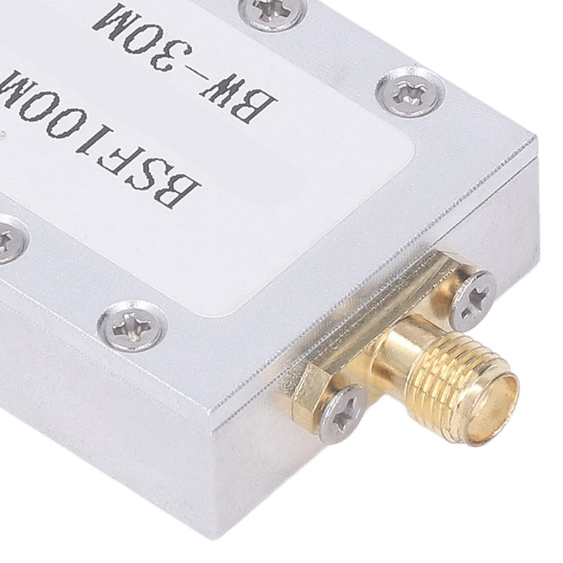 FM Band Stop Filter, 1-3000Mhz Operating Frequency, Stop Band 76-120Mhz Anti-Interference Passive Notch Filter, Broadcast FM Block Filter, To Suppress Specific Frequency Band Signal