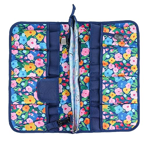 MELOTOUGH Bucket Caddy Organizer Bucket Tool Organizer for Garden Tools Fit 3.5 to 5 Gallon Bucket, Mini Kneeling Pads with Badge Reel for Work, 1" Thick Soft NBR Foam Kneeling Pad