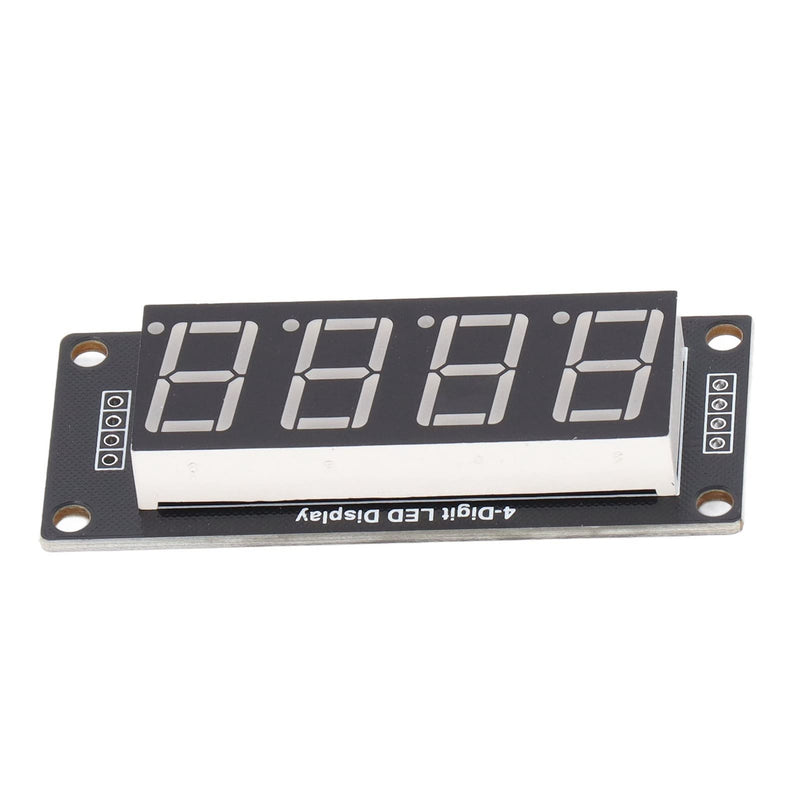 Set 0.56 Inch 4 Digit Tube LED Segment Display Module TM1637 Driver Chip 7 Segment LED Digital Display (MRA172A Red)