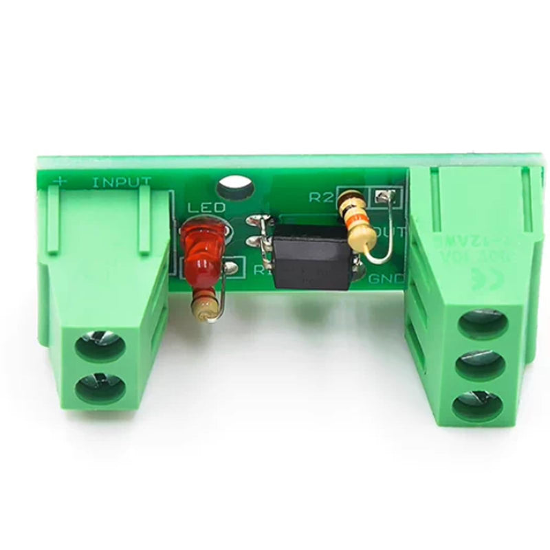 6 pieces optocoupler insulation module: EL817/PC817 12V 1 channel insulation board voltage converter adapter module, voltage current converter module