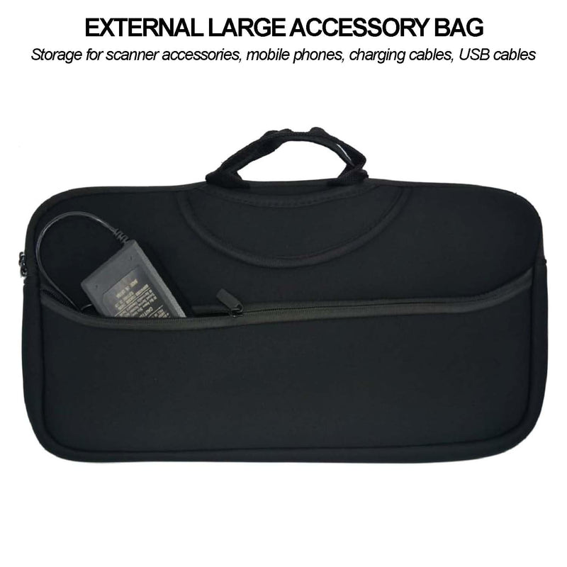 Scanner Case Soft Bag Carry Travel Storage Case Anti-Static Waterproof Dust-proof Protective Bag Compatible with Canon Canoscan Lide 300 Scanner/Canon CanoScan Lide 400 Slim Scanner