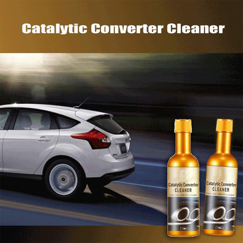 KXC 2PCS Catalytic Converter Cleaner kit，Catalytic Converter Cleaner, Catalytic Converter Cleaner，Fuel System Treatment Oil for Gas and Diesel Car.