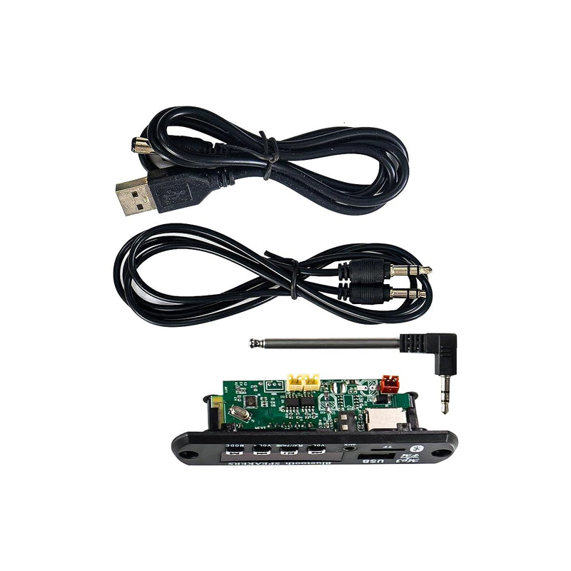 Electronic Soldering Kit Radio Mini Amplifier 87.5-108MHz DIY Kit Amplifier Bluetooth Speaker with Spectrum Soldering Exercises Loose Parts