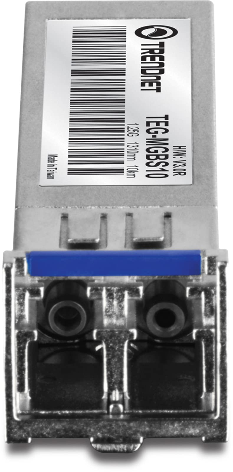 TRENDnet SFP to RJ45 Mini-GBIC Single-Mode LC Module, TEG-MGBS10, for Single Mode Fiber, Distances up to 10km (6.2 Miles), Gigabit SFP Module, IEEE 802.3z Gigabit Ethernet, Lifetime Protection 1-Pack 10 km/6.2 mi