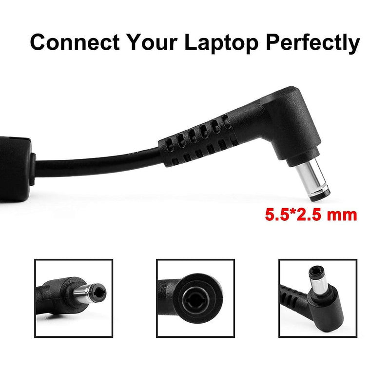 19.5V 9.23A 180W Charger for MSI Laptop Charger 180W, GF65 GF62 GF72 GS65 GS66 GS63 GS73 GS40 GS43 GS75 GE72 GE60 GE70 GE62 GL62 GL72 MSI Gaming Laptop Power Adapter Supply Cord