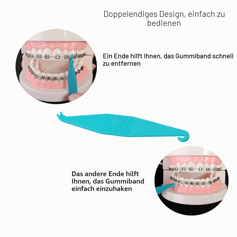 Disposable Plastic Orthodontics Elastic Bands for Braces Approx 30 Pieces Multicolor Pack of 30