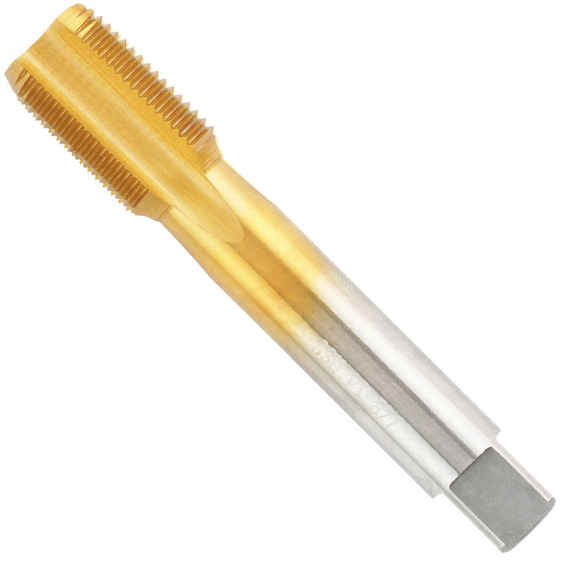 7/8-14 Tap and 13/16 Drill Bit Set, Ti-Coated M2 HSS 7/8"-14 UNF Tap and 20.5mm Reduced Shank Drill Kit SAE 7/8"-14 Tap & 13/16" Drill