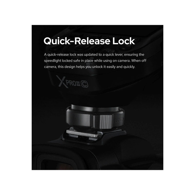 Godox XProII Fuji XProII-F XProIIF TTL 2.4G Wireless Flash Trigger for Fujifilm Cameras, HSS 1/8000s, Godox APP Control, New Hotshoe Locking, Modeling Light, Zoom Setting Control (Xpro-F Version 2)