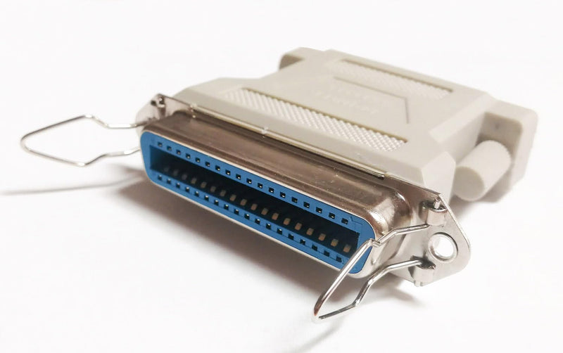 DB25 25 Pin Male to CN36 36 Pin Female, Male to Female M/F Molded Centronics Parallel Printer Adapter Changer Coupler RS-232 SCSI