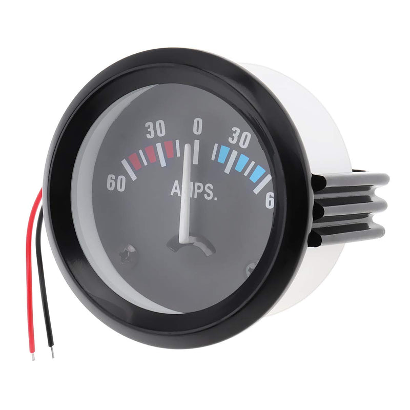 2" 52MM 12V 60-0-60 AMP Universal Ammeter Gauge Meter for Car/Boat/Truck/ATV