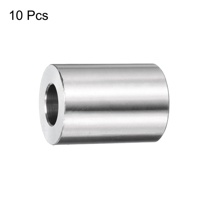 uxcell 5pcs Stainless Steel Spacer 1/2" Bore x 1" OD x 1-7/16" Length Screw Bushing Plain Finish Round Metal Spacer for M12 Screws Bolts and Rods 1/2" x 1" x 1-7/16"