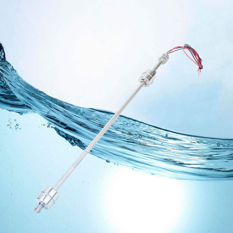Liquid Level Sensor, DC 0-110V Large Size Stainless Steel Double Float Ball Switch Water Level Controller Sensor Switch for Water Tank, Pool, Sink, Aquarium etc (400mm)