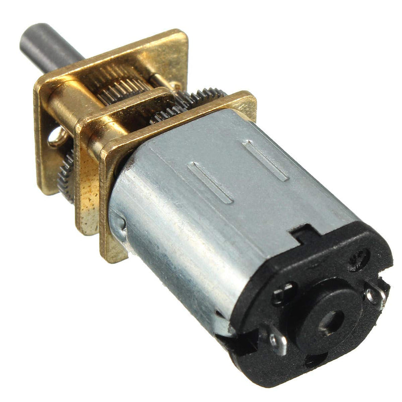 DollaTek 2Pcs DC 9V 105 RPM 3mm Shaft Mini Metal Gear Gear Motor GA12-N20