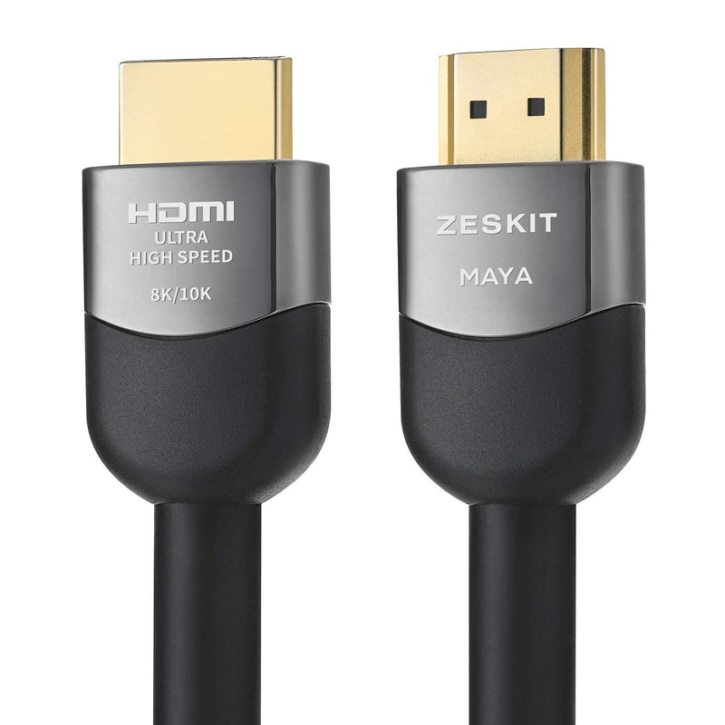 Zeskit Certified 2.1 8K HDMI Cable 48Gbps 4K120Hz Compatible with Soundbar eARC HDR10 VRR Dolby Vision Atmos HDCP 2.2 2.3 PS5 Xbox Series X Apple TV Roku (Ultra High Speed, Maya CL3 In Wall Long 23ft) 23 ft