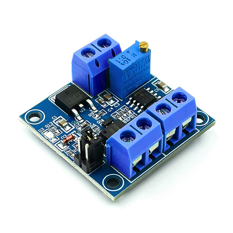 2Pcs PWM to Voltage Module 0% -100% PWM Converted to 0-10V Voltage Digital Analog Signal Converter for PLC Signal Interface Switching
