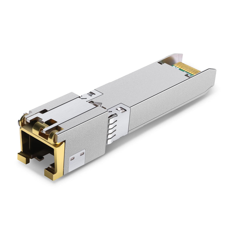 10GBASE-T SFP+ to RJ45 Module, 10Gb Ethernet Copper RJ-45, 10gbe Gigabit Mini gbic Computer Networking Transceiver Compatible with Brocade 10G-SFPP-T, up to 30-Meter 10GBase-T: 30m for Brocade