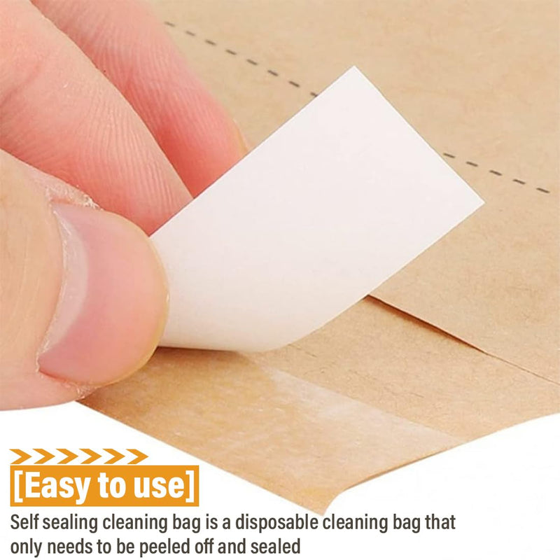 WeddHuis Sterilisation Bags Pack of 100 Self-Sealing Bags for Cosmetics and Nail Tools (100 x 200 mm) 100x200 mm - 100pcs