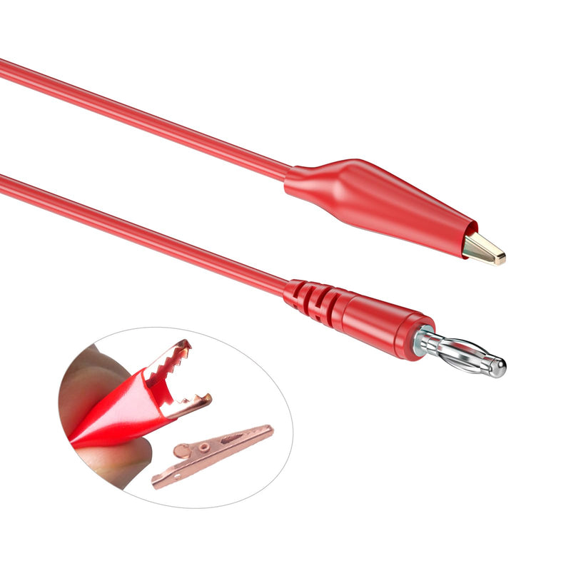 Goupchn Multimeter Test Leads Kit with Replaceable Probes Set, Banana Plug to Test Hook Leads, Alligator Clips and Wire Piercing Probes for Electrical Testing Automotive Diagnostic 57PCS