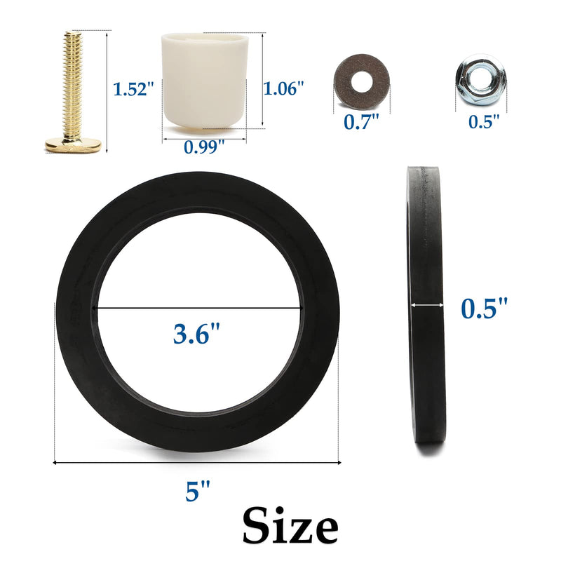 RV Toilet Seal, 385311652 RV Toilet Gasket Compatible with Dometic 300/310/320 RV Toilets, RV Toilet Replacement Seal Parts for 310 RV Toilet Repair Seal Flange Kit 385311652 RV Toilet Seal