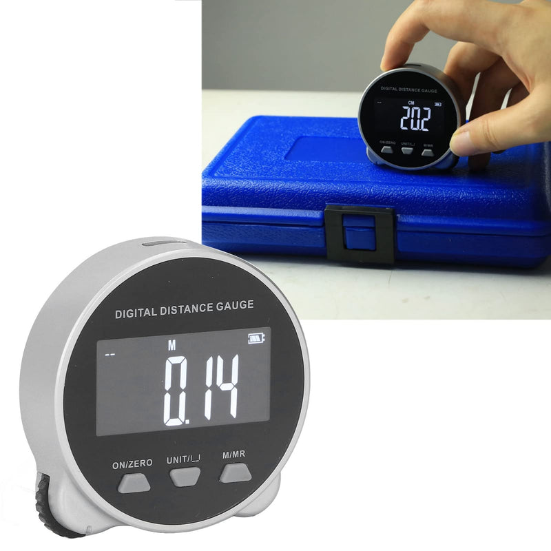 Long Distance Digital Ruler, Electronic Digital Tape Measure, Digital Display Roller Ruler, 199,999 m, Semiconductor, Microprocessor, Electronic Rolling Ruler for Measurements