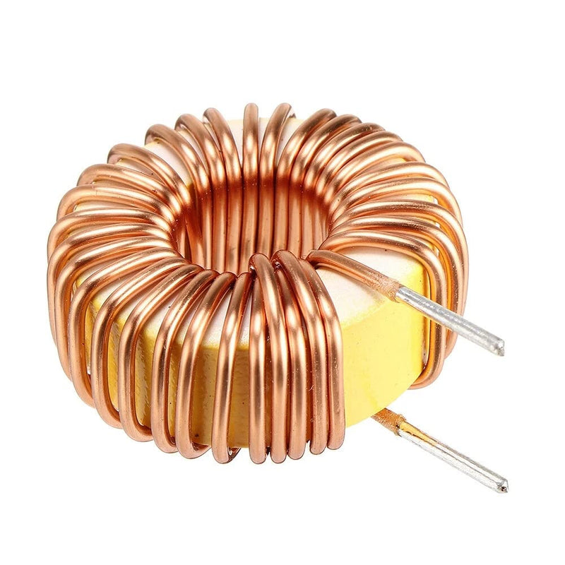 DollaTek 4 x Vertical Toroid Magnetic Inductors Monolayer Wire Wind Wound 22uH 15A Inductance Coil