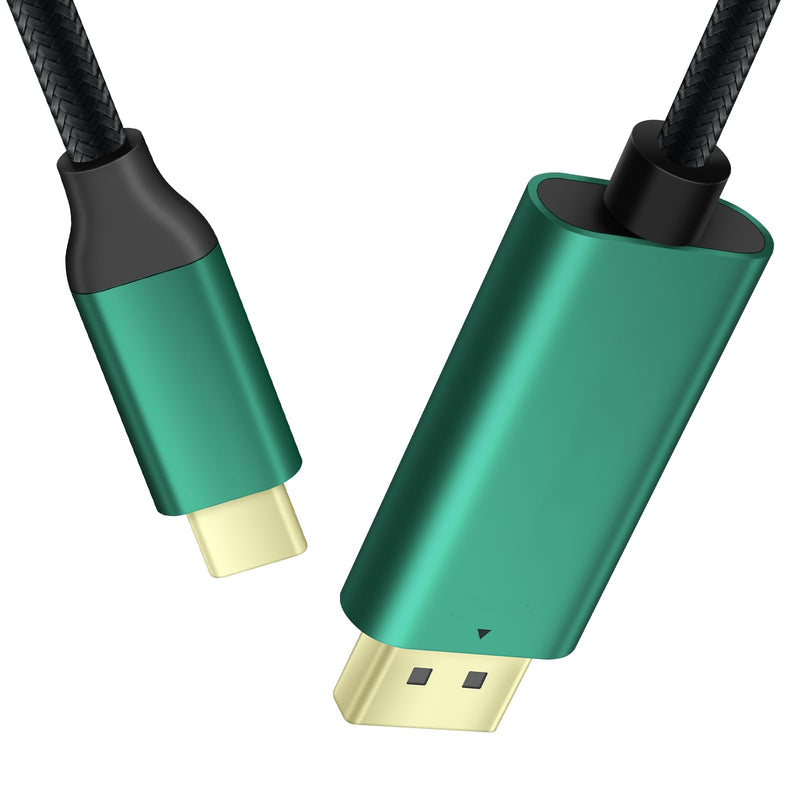 Type c to dp Cable 4k 144hz dp1.4 Type c kvm Switch Cable 4k 120hz Thunderbolt to dp Cables 8k DP1.4 spec Thunderbolt to displayport 5k 144hz