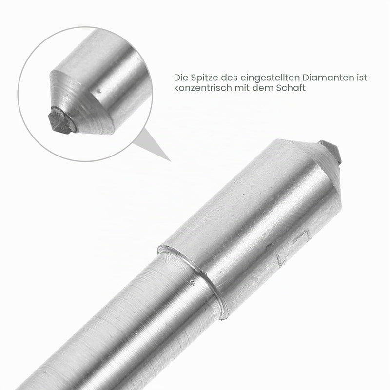 iplusmile Diamond Straightener for Grinding Wheel with Conical Tip Dresser Tool for Precise Dressing, Large Sanding Discs and Smooth Sanding Discs for Grinding Machines, Pack of 1