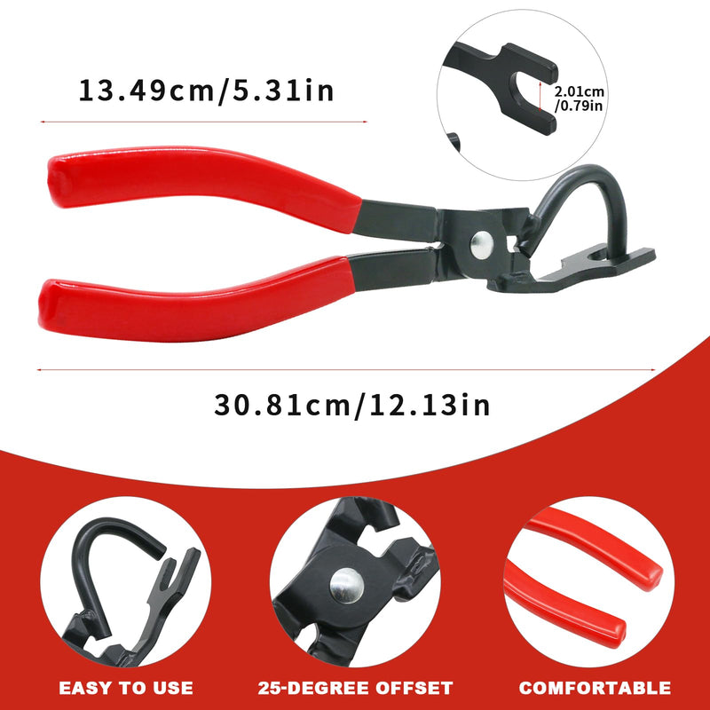 Exhaust Hanger Removal Pliers-Exhaust Hanger and Rubber Bracket Separation Exhaust Pliers-Compatible with All Exhaust Rubber Hangers