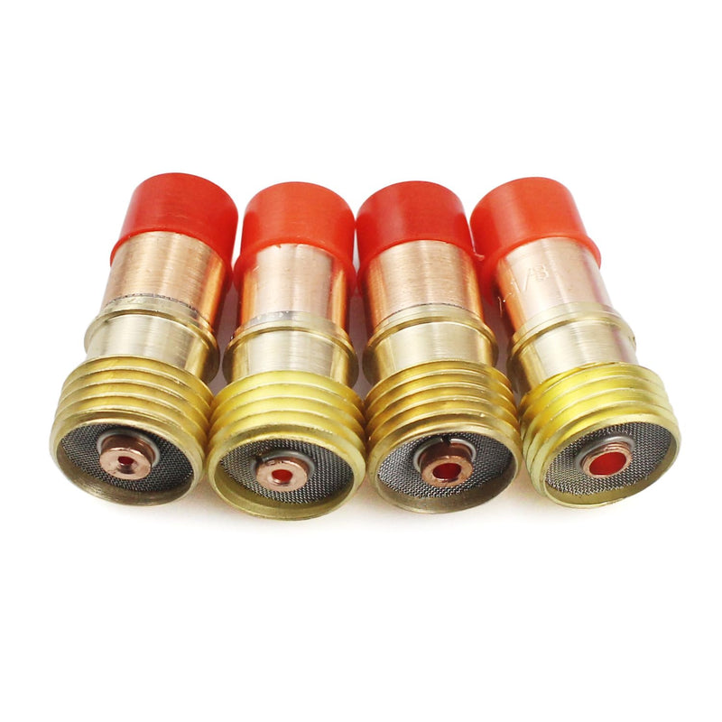 37pcs TIG Gas Lens Collet Body & #12 Glass Cup Kit DB SR WP 17 18 26 TIG Welding Torch 37PCS
