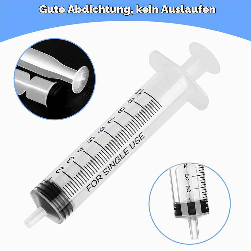 Syringes 10 ml Pack of 30 Disposable Syringes 10 ml with Cap Individually Packed | 10ml syringe dosing syringe applicability for animal feeding epoxy resin food safe plants laboratory oil adhesive