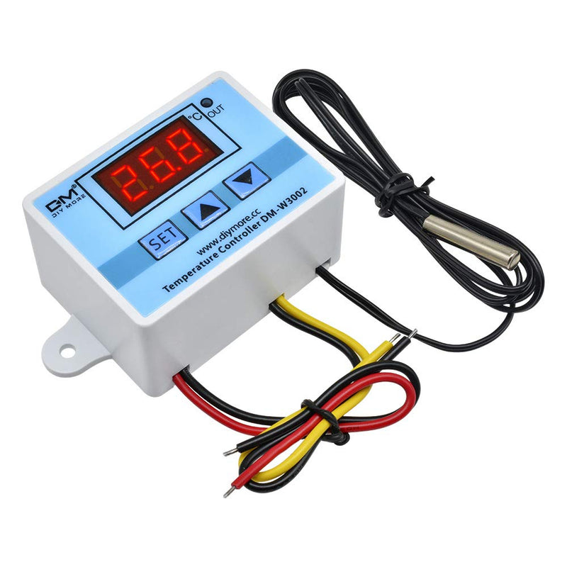 diymore Digital Temperature Controller AC 110V-220V Microcomputer Thermostat Controller Switch Module Ac110v-220v