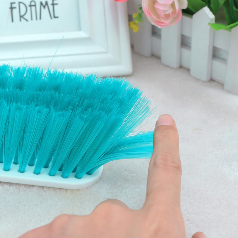 STOBAZA Anti-Slip Dust Removal Brush with Soft Bristles for Upholstery Sofa Bed Sheets and Carpet Cleaning Lightweight Ergonomic Handle for Home and Car Use