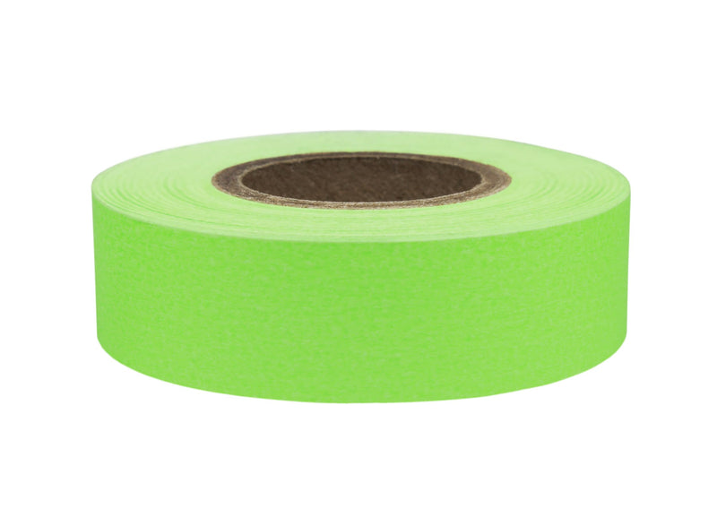 ChromaLabel 0.75 Inch Clean Remove Color Code Tape, 500 Inch Roll, Fluorescent Green